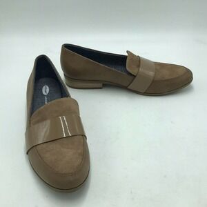 Dr. Scholls Women's 9.5M Extra Loafers Brown Faux Leather Career Office